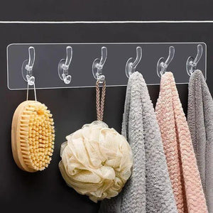 Wall Mount Hooks – 5 Pc Heavy-Duty Storage Rack