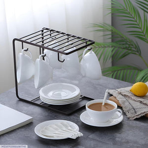 Stainless Steel Mug Stand – Durable Kitchen Organizer