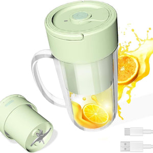 Electric Juice Cup – Rechargeable Portable Glass Blender for Smoothies & Juices