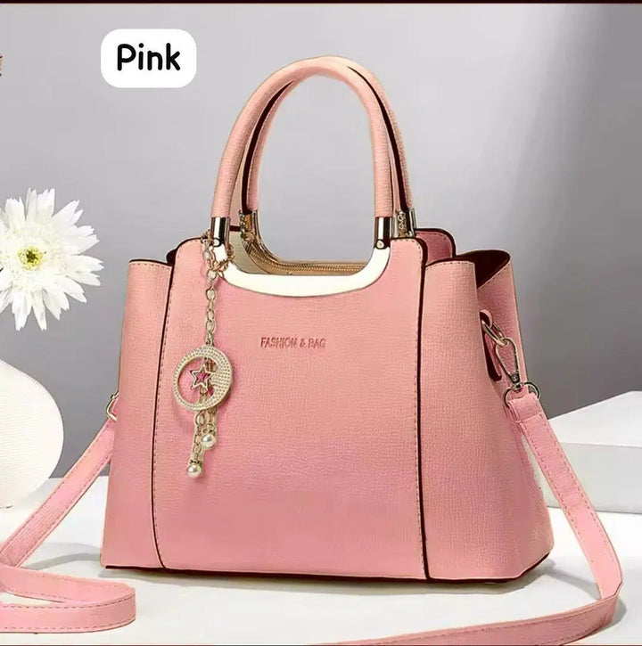 Stylish Girl’s Rexine Hand Bag – Top Handle, Multi-Color Options