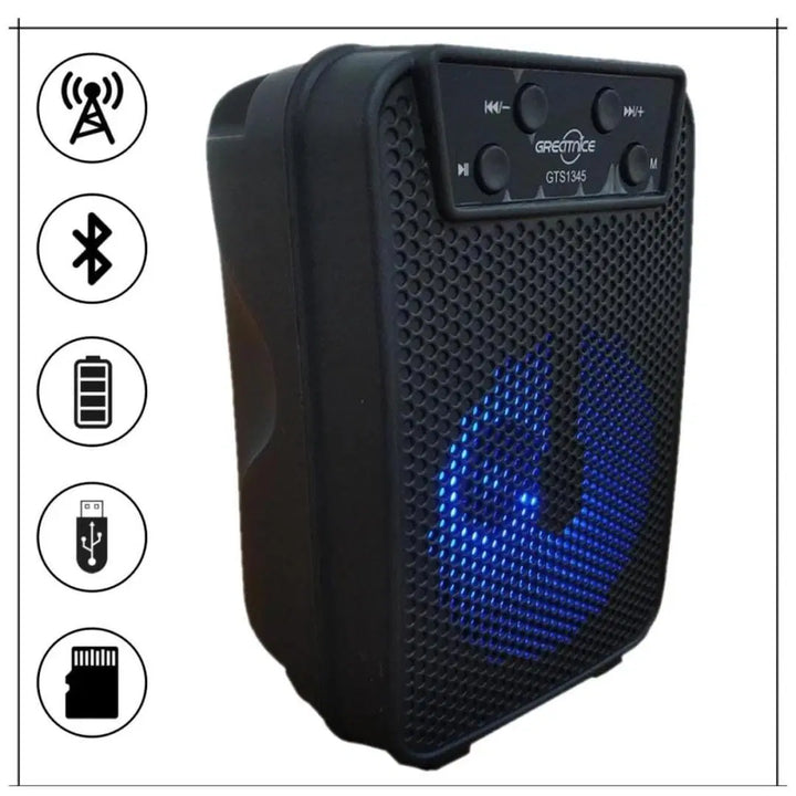 GTS 1345 Bluetooth Speaker – 3-Inch Wireless Speaker with Long-Lasting Battery